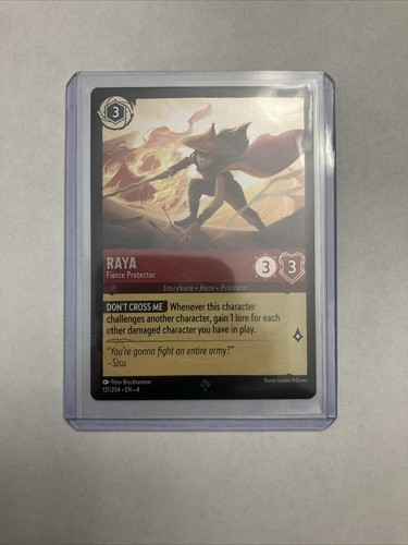Disney Lorcana - Ursula’s Return - Raya - Fierce Protector (Cold Foil) - 121/204 - Picture 2 of 11