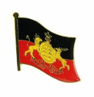 Flaggen Pin Fahne WüRttemberg Furchtlos & Treu Anstecknadel Flagge