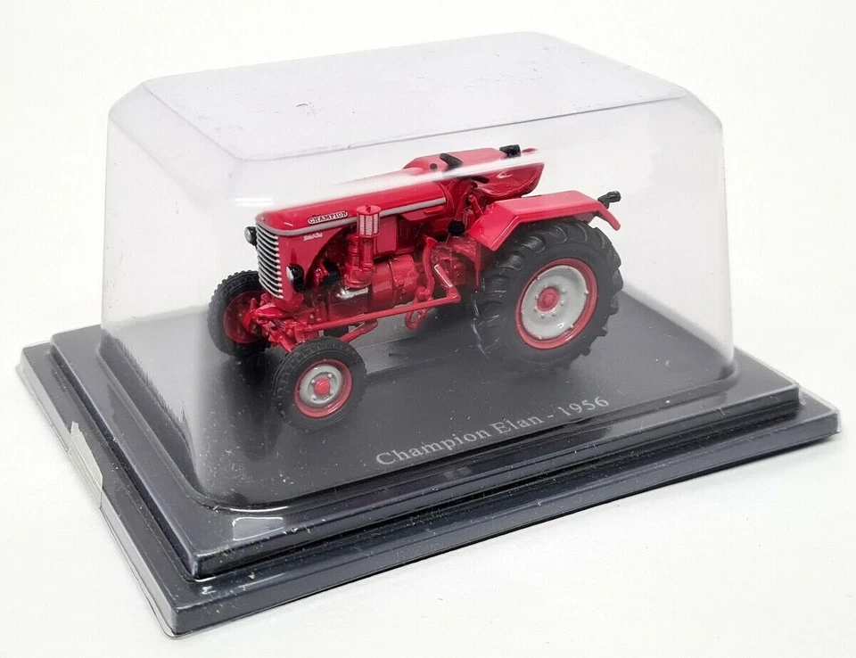 Hatchette 1/43 Champion Elan 1956 Red Diecast & Plastic Scale model Farm tractor - Image 2 of 4