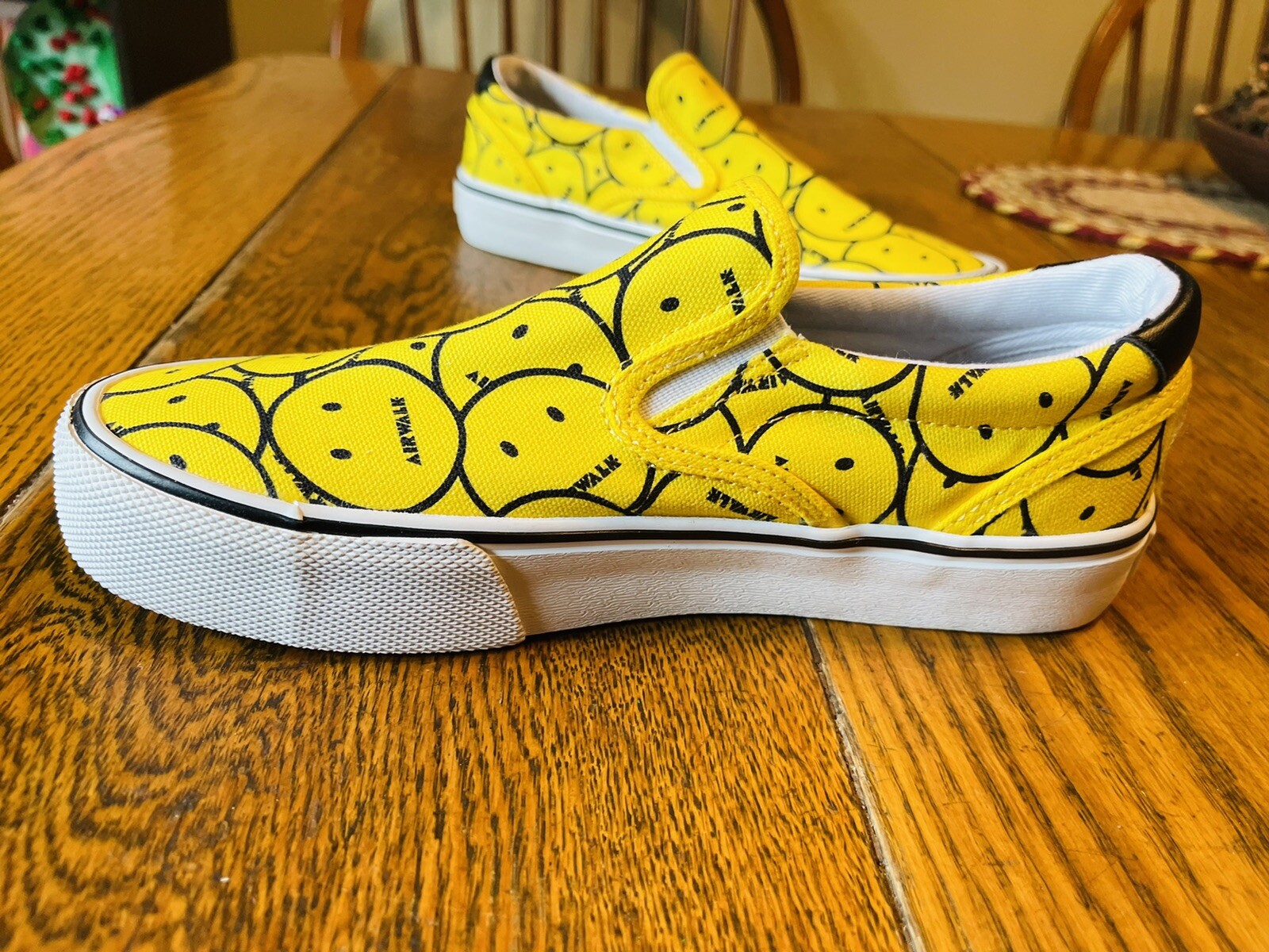 yellow airwalks