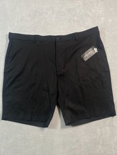 Walter Hagen Major 11 Performance Golf Shorts Mens 48 Black Moisture Wicking