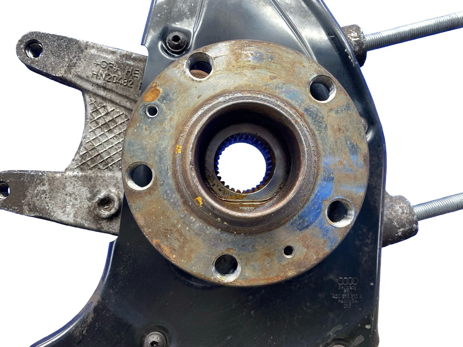 2010-2015 Audi R8 v10 AWD 5.2L REAR RIGHT SPINDLE KNUCKLE ASSEMBLY 420505434F