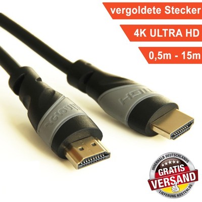 HDMI Kabel 2.0 4K U-HD High-Speed 3D ARC CEC HDR Ethernet Full HD TV 2160p 1080p