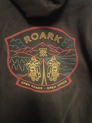 Roark Sweatshirt -Motorcycle Open Roads Open Minds Pullover Size Medium