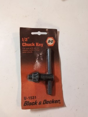1/2 CHUCK KEY 11/32 PILOT [B+D U-1531 45359] JACOBS KR (QTY: 1) USA NOS