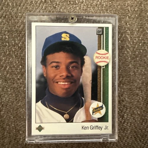 1989 Upper Deck KEN GRIFFEY JR #1 PSA 9 (PD) w/Qualifier low pop RARE RAINBOW