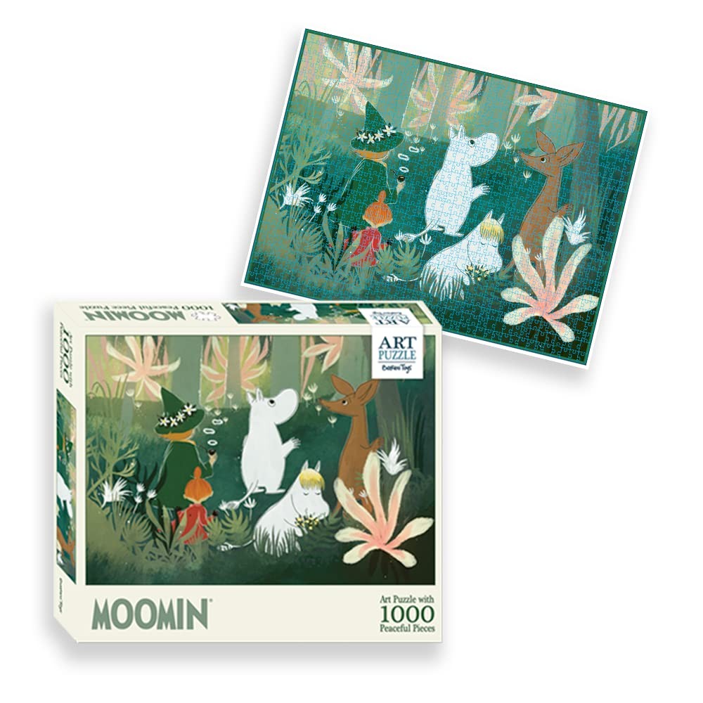 Barbo Toys - - Green Art Mumin puzzle 1000