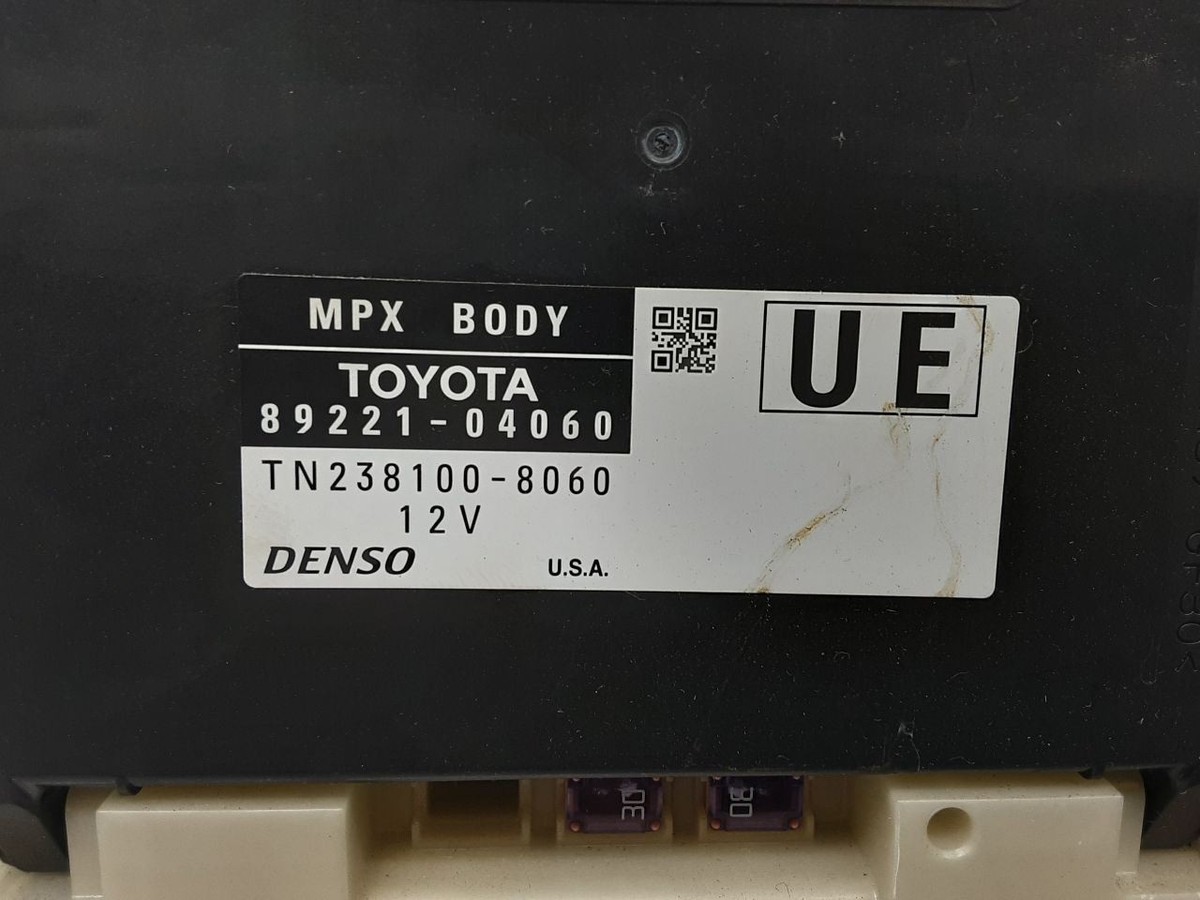 Chassis MPX Body Control Module 8922104060 Fits 2018 Toyota