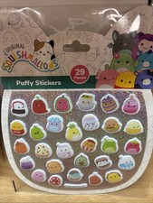 Original Squishmallow Puffy Stickers Sealed New 29 Pieces 2025