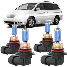 Adatto per Honda Odyssey 2005-2010 Lampadine Faro Alogene Combo, Ultra Luminose...