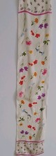 Vintage Liz Claiborne Silk Scarf Fall Autumn Florals Garden Flowers