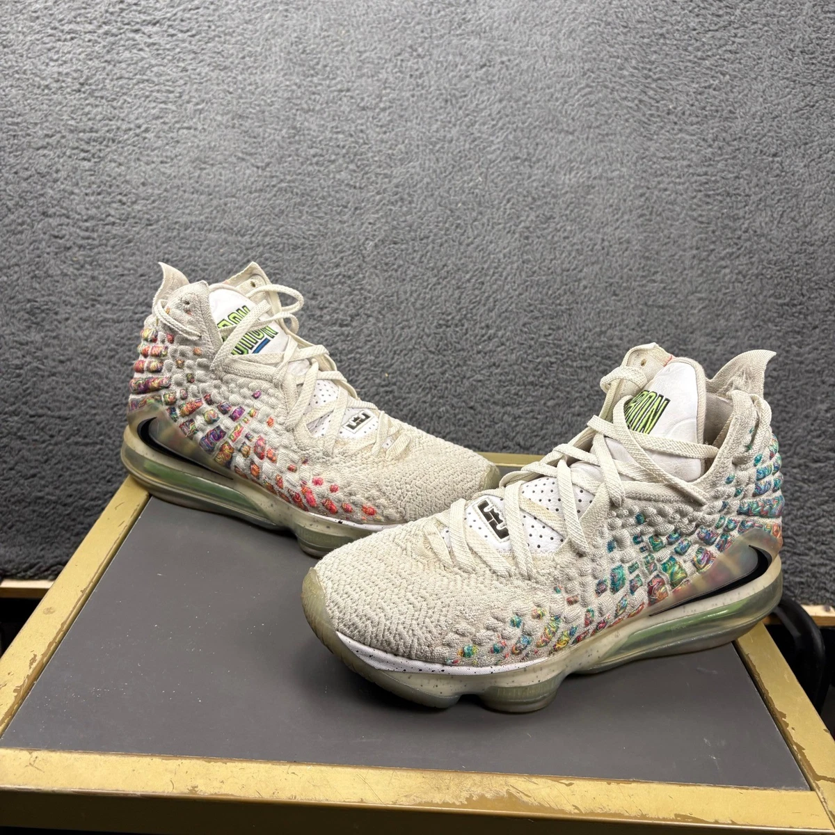 Nike LeBron 17 XVII Multicolor Basketball Shoes Sneakers  display picture 2