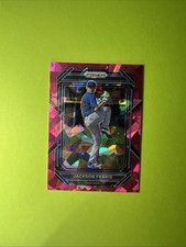 2023 Panini Prizm - Pink Ice Prizm #57 Jackson Ferris (RC) - Chicago Cubs