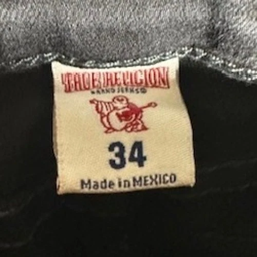 True Religion High Waisted Skinny Jeans size 34 Black - Image 2 of 4