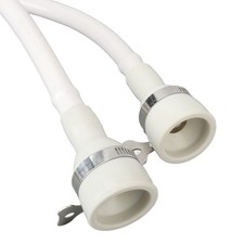 Double Connection Port Sink Faucet Shower Head Shampoo Sprayer With Hose For