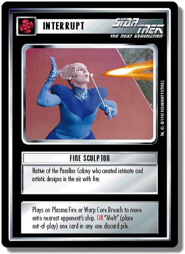 Fire Sculptor - Alternate Universe - Star Trek CCG 1E - Picture 1 of 6