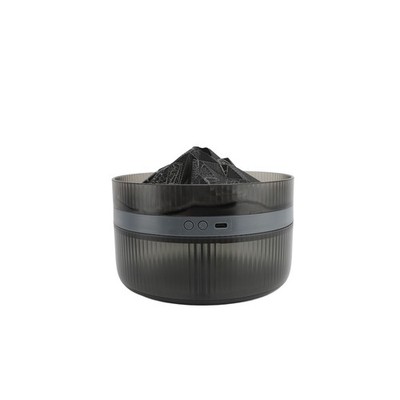 White Volcano Diffuser 1000ml USB Flame Humidifier Essential Oil Diffuser Wi SET