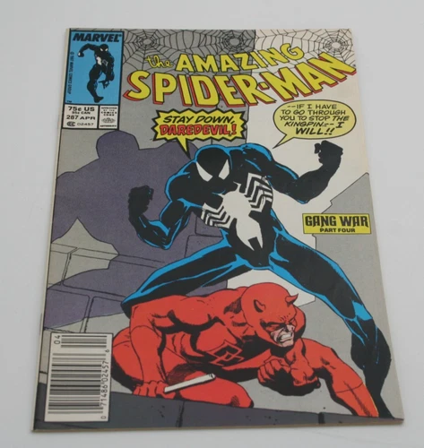 The Amazing Spiderman 287 Comic Daredevil Kingpin Gang War Marvel  1987 Comic