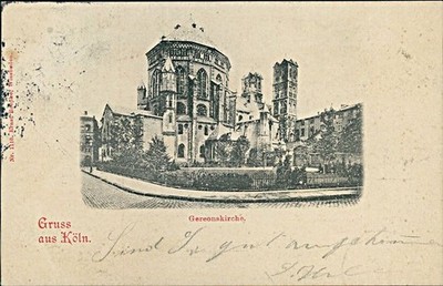 Ansichtskarte Nordrhein-Westfalen (b248) Köln Gereonskirche 1898