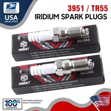 Fit NGK 3951 Iridium Spark Plugs 2Pcs for Buick Cadillac Chevy GMC Ford Mazda