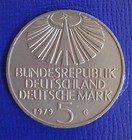 1979 G Germany 5 Deutsche Mark 100th Birthday of Otto Hahn KM# 151 — photo 2