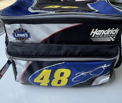 #ad NASCAR Jimmie Johnson #48 Lowe’s Racing Team Insulated Soft Cooler Lunch Box Bag $24.99