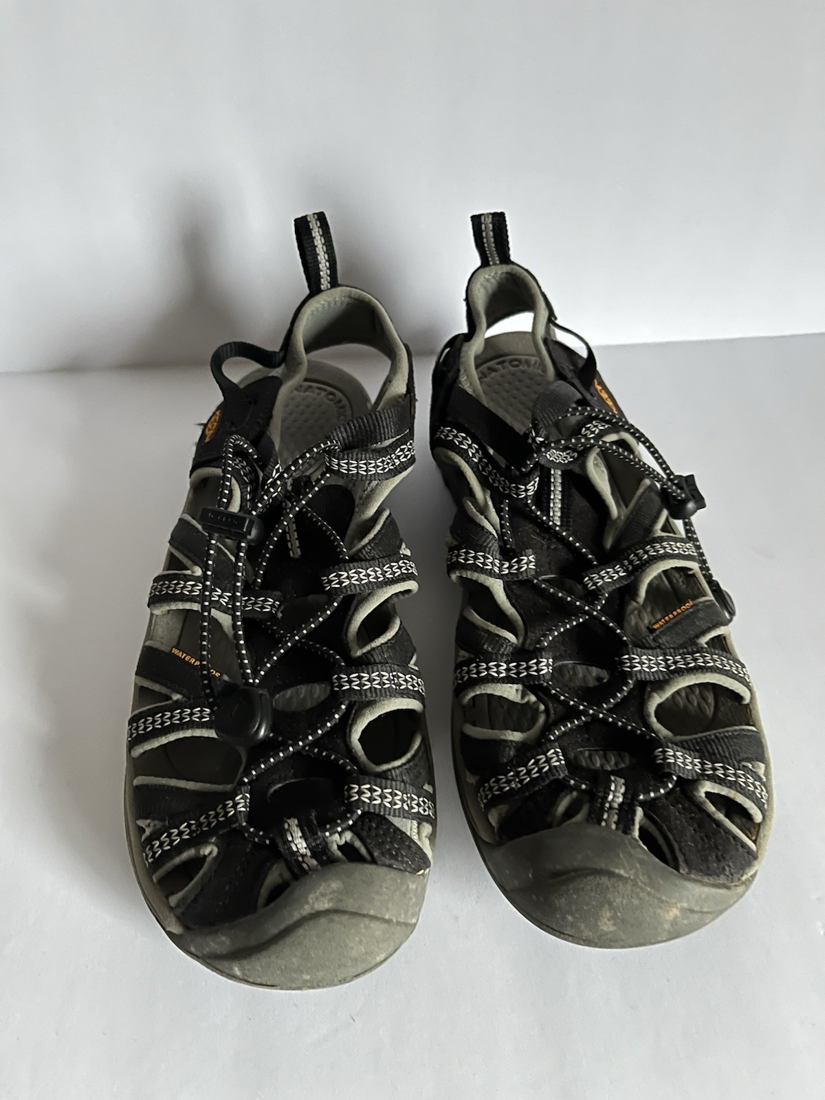 Sandali donna KEEN Whisper nero grigio impermeabili punta chiusa misura 8 5 1008448