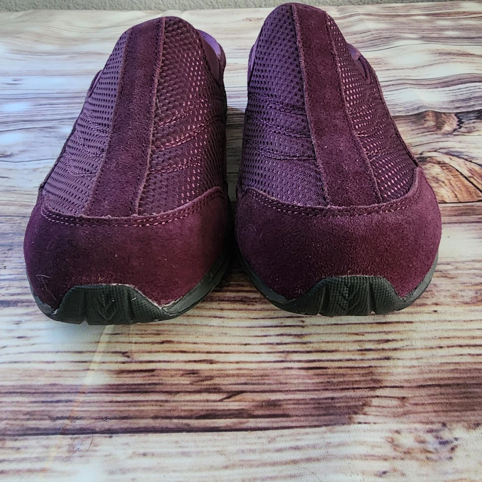 Easy Spirit Traveltime Clogs Slip On Comfort Walking Shoes Burgundy Size 10 - Image 4 of 4