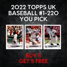 2022 Topps UK Edition Baseball  - YOU PICK - Complete Your Set