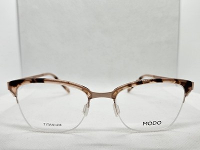 MODO 4515 BLSTT Rose Pink Tortoise 51-18-140 Eyeglass Frames Titanium 