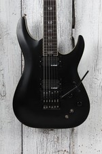 Schecter C-1 FR SLS Elite "Evil Twin" Electric Guitar Satin Black Finish