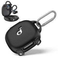 WADVCU for Secure Lock Soundcore Sport X20 Case Cover, Soft Silicone Black