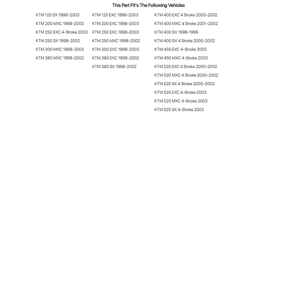 Guardabarros trasero Acerbis KTM naranja para KTM 250 EXC 1998-2003 Foto 3 de 4