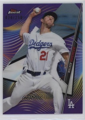 2020 Topps Finest Purple Refractor 24/250 Walker Buehler #94 18n6