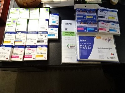 Lot of ALPS MD-Series Printer Ink Cartridges