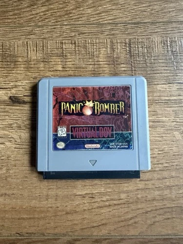 Nintendo Virtual Boy Panic Bomber Game Tested and Working Tested Fast Shipping !