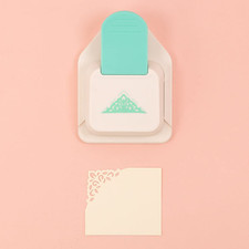 - Filigree Shaped Corner Punch with Snap Lever for Paper and Cardboard Punchi...