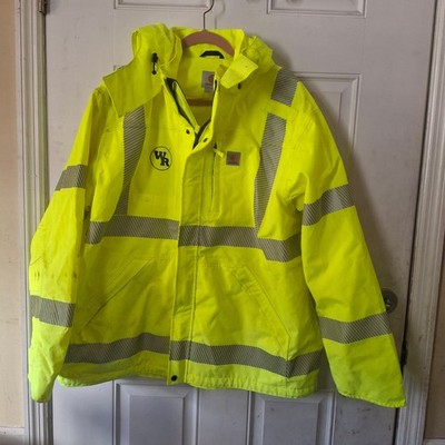 Carhartt Jacket High Visibility Class 3 Level 2 100499 323 Yellow