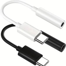 USB TYPE C TO 3.5mm AUX AUDIO HEADPHONE EARPH...