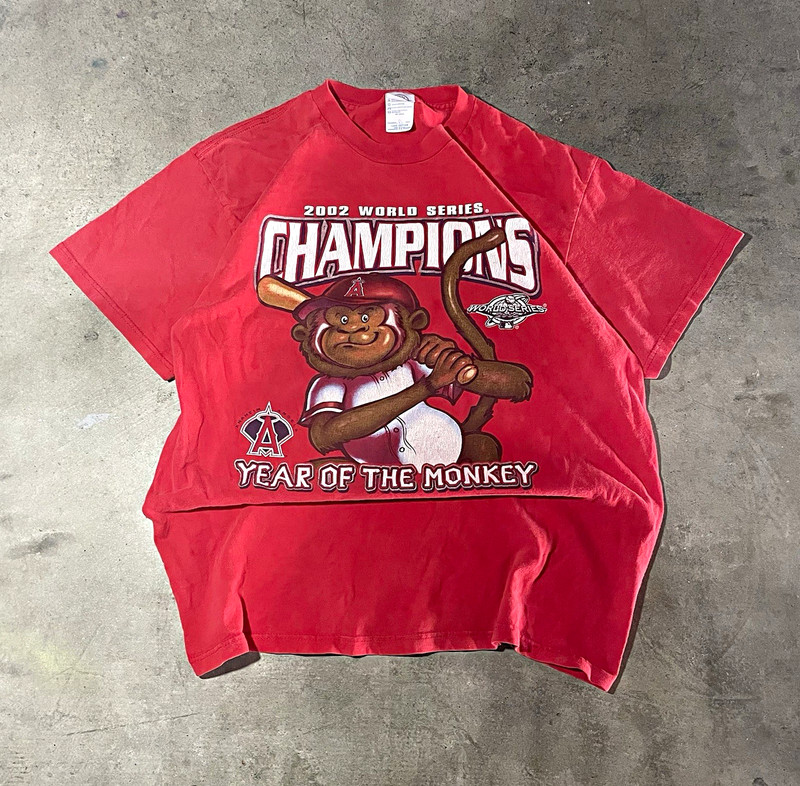 Rare 2002 World Series Champions tee