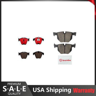 Front and Rear NAO Premium Ceramic Brake Pad Set Kit Brembo For BMW E90 E92 E93