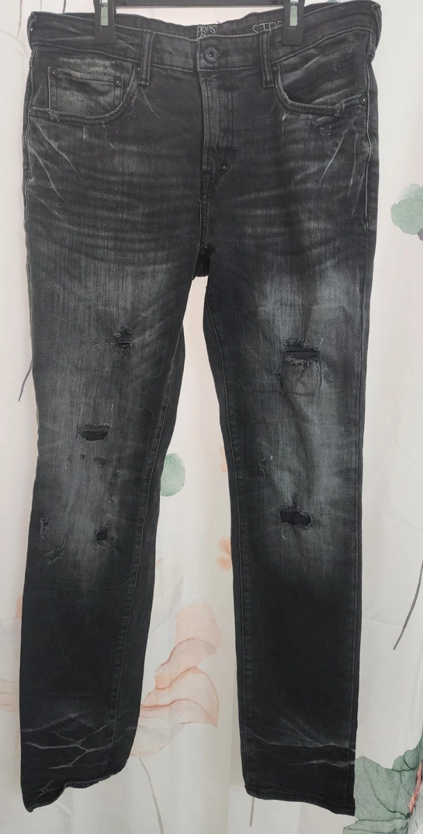 Jean Slim PRPS Goods&co. Demon Yaw Délavé Vieilli - Taille 30/33, Longueur 33 - Neuf Avec étiquettes