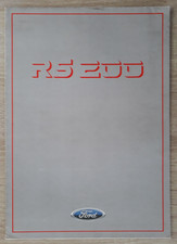 Ford RS 200 Brochure 1985 - Rally Car  Group B