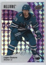 2023-24 Upper Deck Allure Purple Diamond 5/10 Logan Couture #74 1q7q