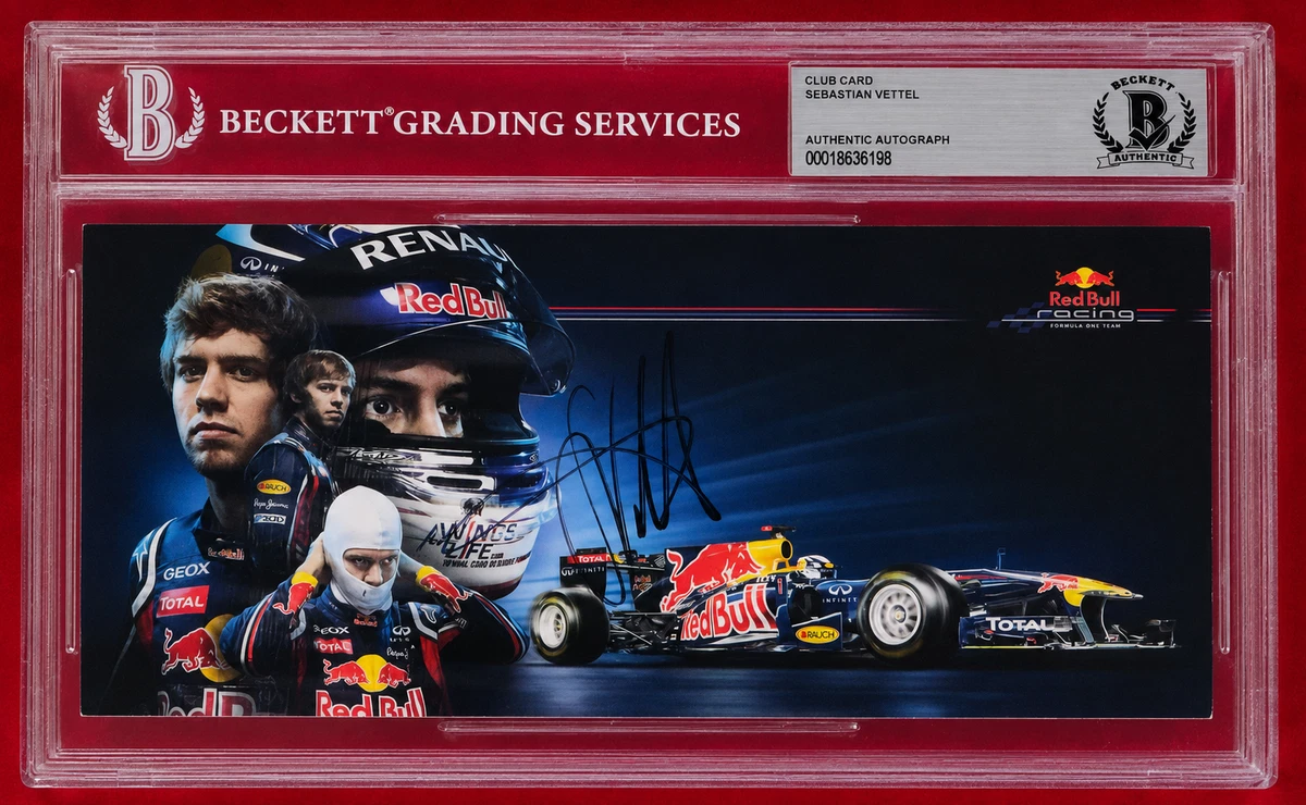 25+ Sebastian Vettel Formula 1 Autographed Photos for sale