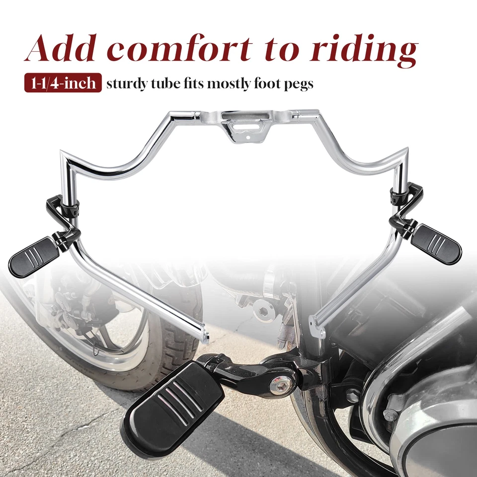 Barra de choque Low Rider Breakout Street Bob Meathook para Harley Softail 2018-2024 Foto 2 de 4