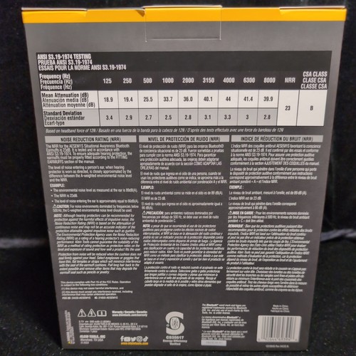 Klein Tools AESEM1S Situational Awareness Bluetooth® Earmuffs New in Box - Picture 5 of 8