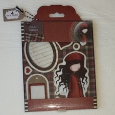 Santoro London Gorjuss Girl Rubber Stamps The Winter's Night 9 pieces