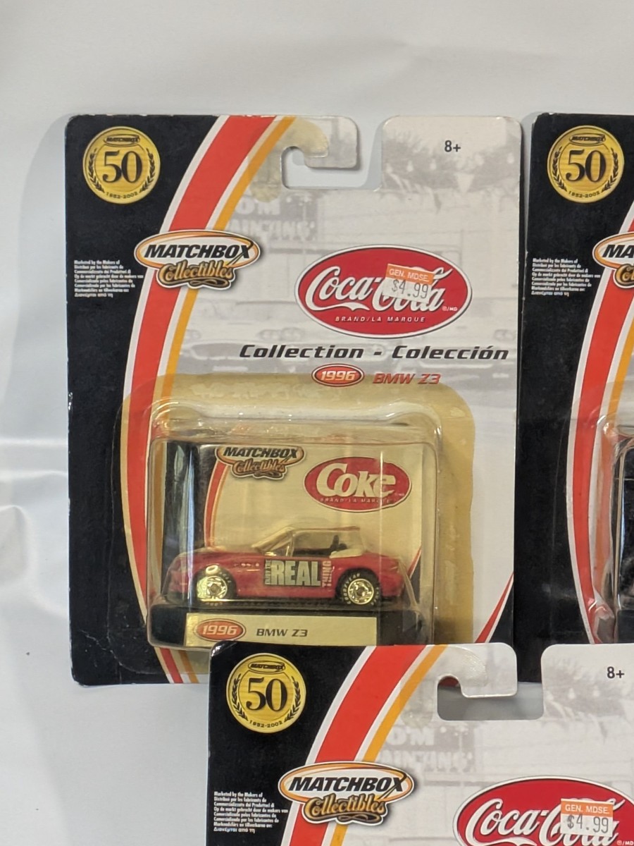 2002 Matchbox 50th anniversary Collectibles Coca Cola set of 5