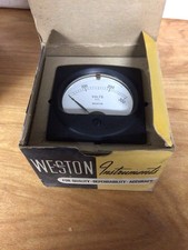 Weston Vintage Voltmeter 0-300 A-C 1601106 304 NOS OPEN BOX